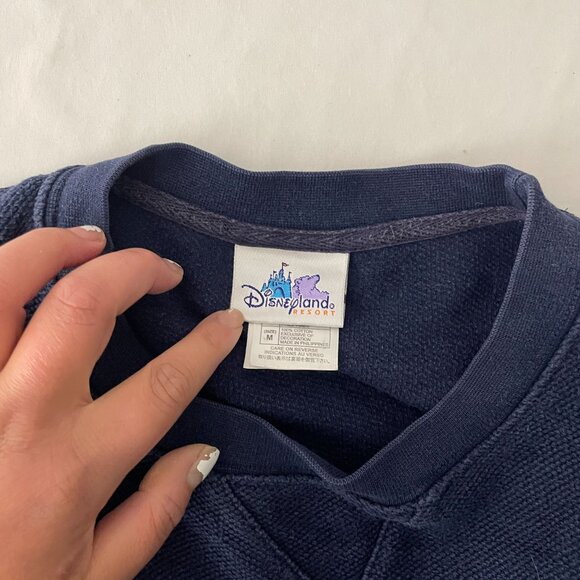 Disney Resort Unisex Mickey Mouse Crewneck Sweatshirt Blue Size M - Picture 3 of 9